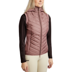Bodywarmer Montar Hybrid with Detachable Hood with Gun Metal Crystals BW2536