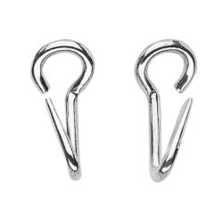 Kinkettinghaken voor dressuurstang per paar