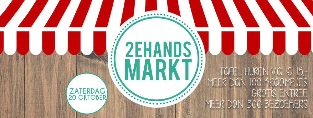 HET IS WEER ZOVER... DE TWEEDEHANDS MARKT!