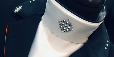 DE PLASTRONS MET ECHTE SWAROVSKI STEENTJES VAN GEBLINGT!