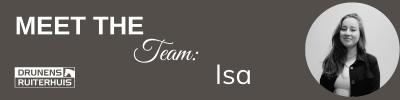 Meet the Team:Isa van Asseldonk