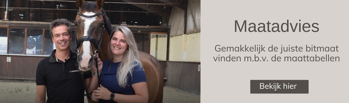 Paardenbitten maattabel Maattabel bitten