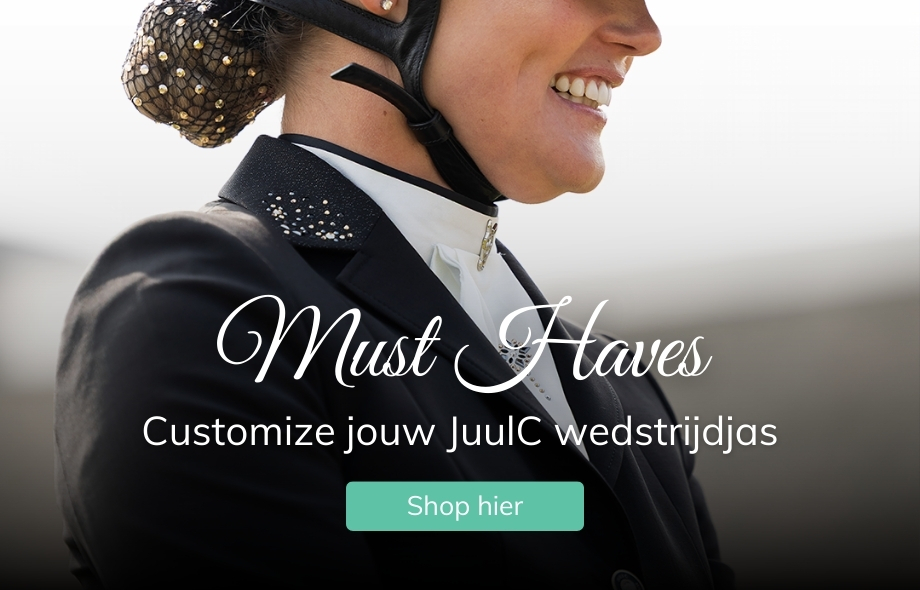 Custom made wedstrijdjasjes van JuulC bij Drunens Ruiterhuis