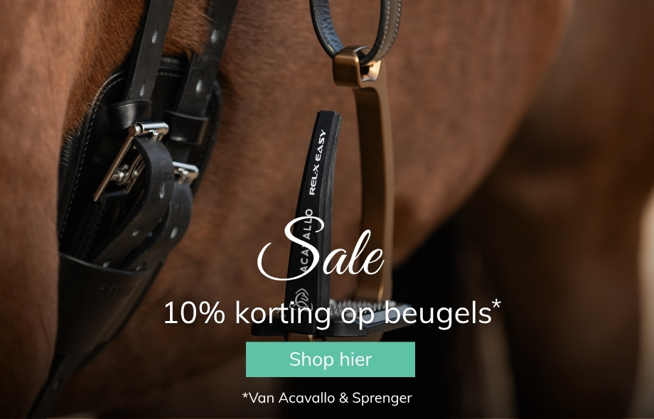 Shop nu stijgbeugels met 10% korting bij Drunens Ruiterhuis 10% korting op alles van Sprenger en Acavallo!