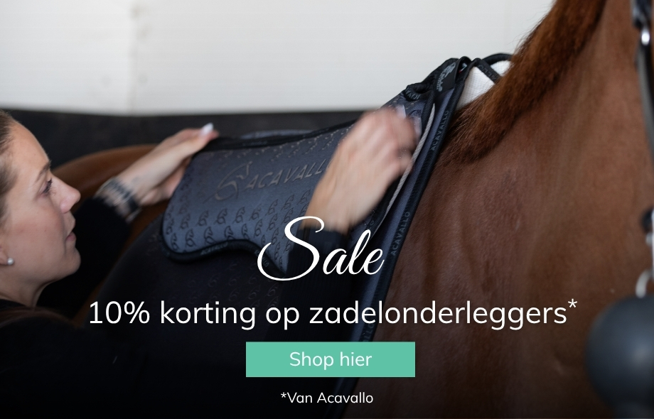 Shop nu zadelonderleggers met 10% korting bij Drunens Ruiterhuis 10% korting op alles van Sprenger en Acavallo!