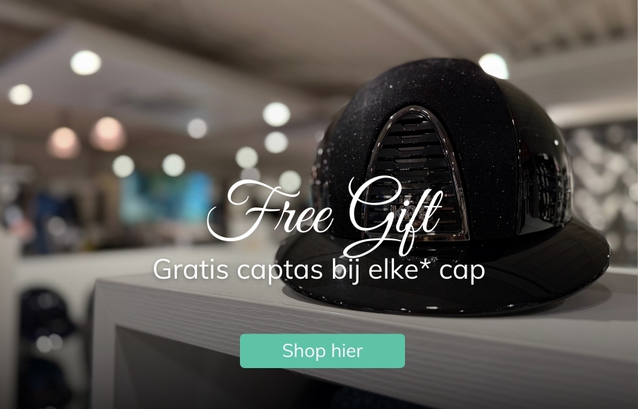 Gratis captas bij aankoop van een helm